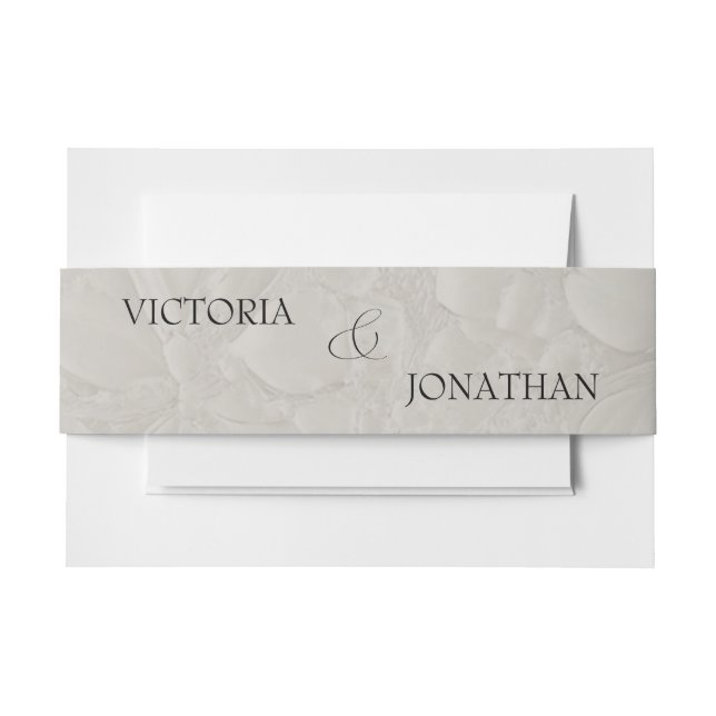 Gray Black Elegant Script Einladungsbanderole (Vorderseite Beispiel)