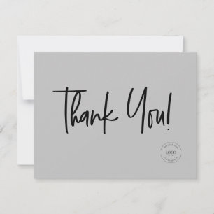 Gray Black White Company Logo Merci social