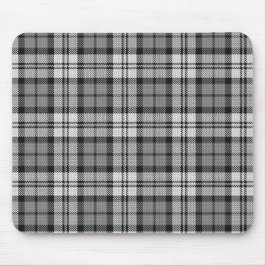 Gray Blackwatch Tartan Kariertes Design Mousepad