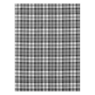 Gray Blackwatch Tartan Kariertes Design Tischdecke