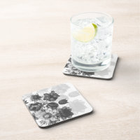 Gray Blume Bouquet Cork Untersetzer