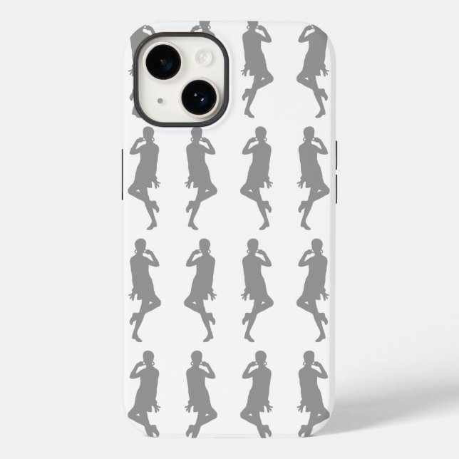 Gray Bold Mod GoGo Girls Case-Mate iPhone 14 Hülle (Rückseite)