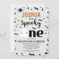 Gray Boys Spooky Ein Halloween 1. Geburtstag