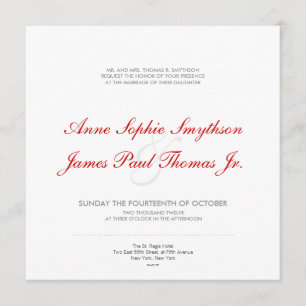 Gray Bubbles Moderne Hochzeitseinladung Einladung