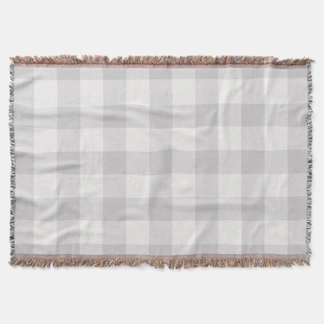 Gray Buffalo Karo | Modernes Bauernhaus Decke (Vorderseite)