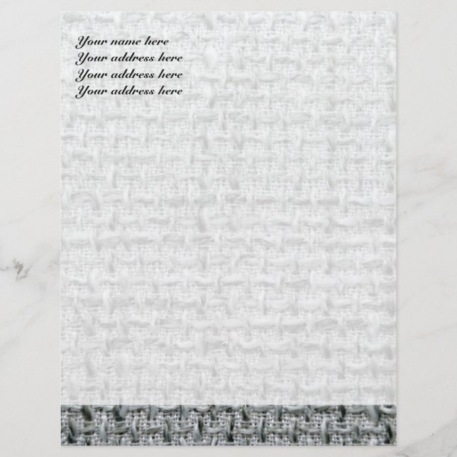Gray Burlap Briefkopf (Vorderseite)