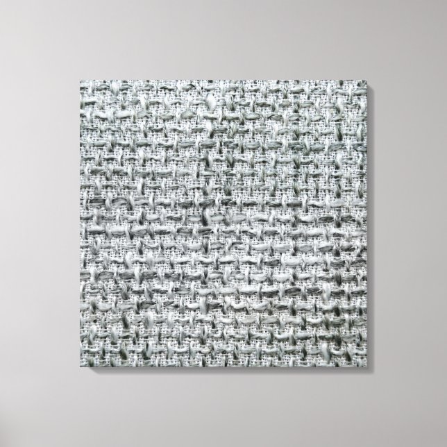 Gray Burlap Leinwanddruck (Vorderseite)