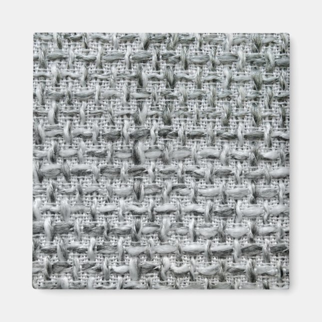 Gray Burlap Magnet (Vorne)