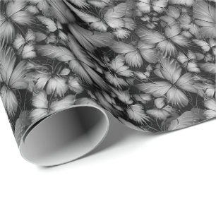 Gray Butterfells Print Geschenkpapier
