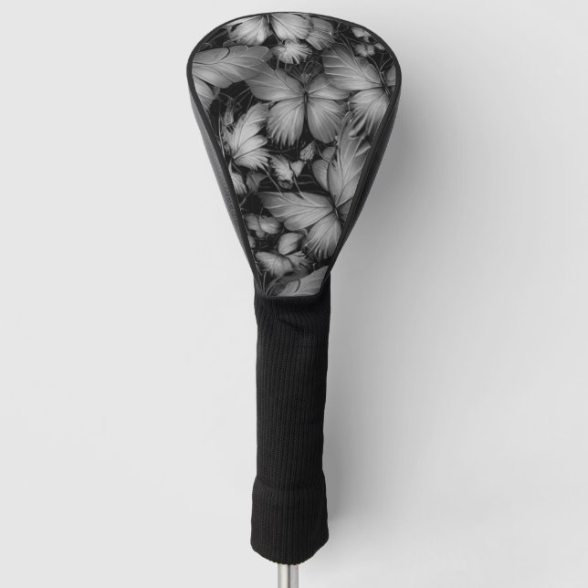 Gray Butterfells Print Golf Headcover (Vorderseite)