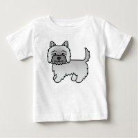 Gray Cairn Terrier Dog Adorable Cartoon Zeichnend