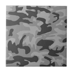 Gray Camouflage Gray Camouflage Pattern Fliese