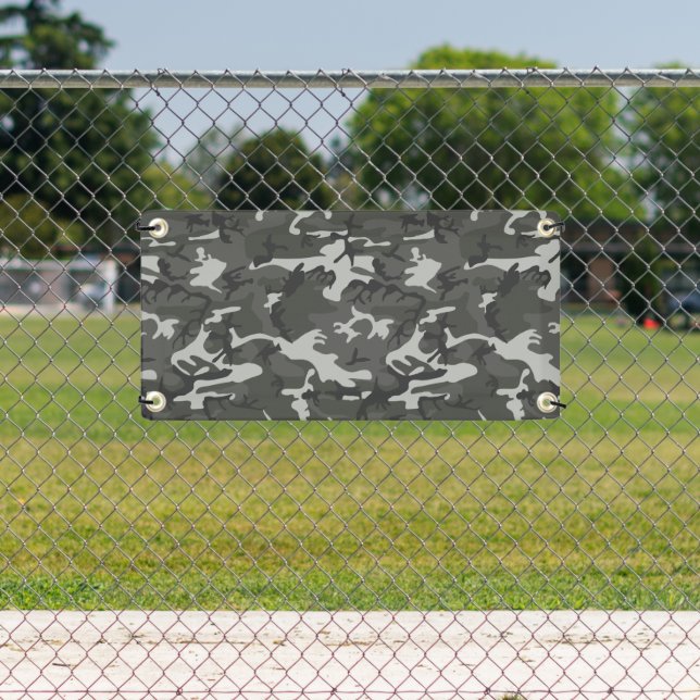 Gray Camouflage Pattern, militärisches Muster, Arm Banner (Insitu)
