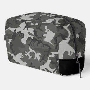 Gray Camouflage Pattern, militärisches Muster, Arm Waschbeutel