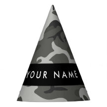Gray Camouflage Pattern, Your name, Personalize
