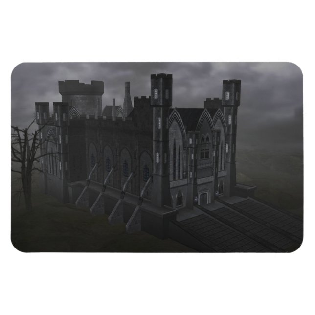 Gray Castle Magnet (Horizontal)