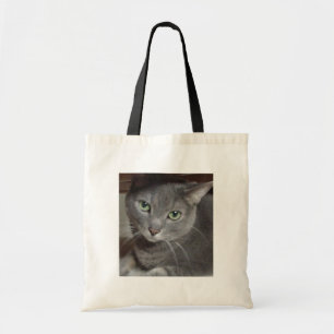 Gray Cat Russian Blue Tragetasche