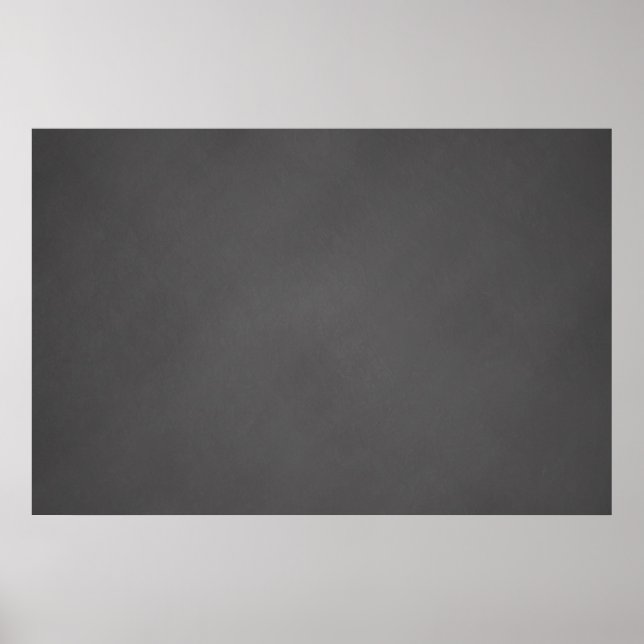 Gray Chalkboard Background Black Chalk Board Poster (Vorne)