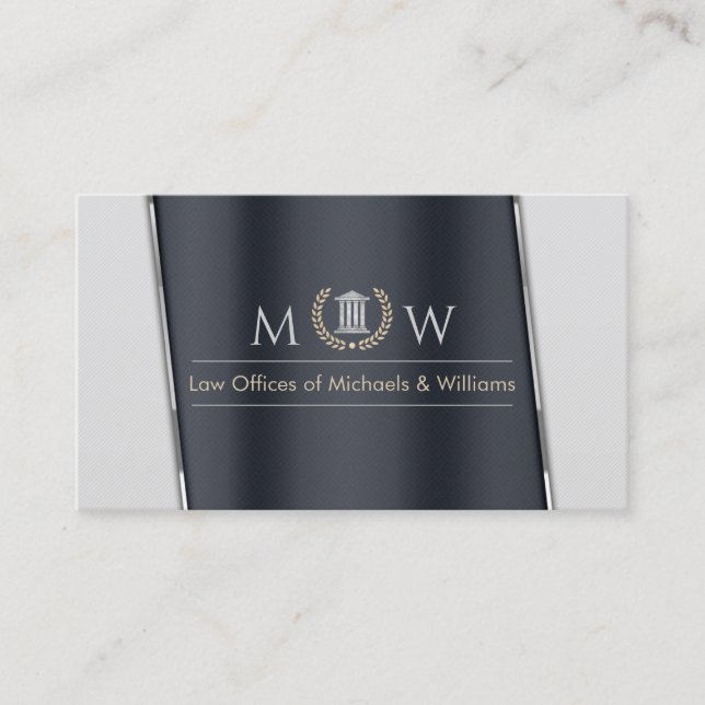 Gray/Charcoal Corporate Visitenkarte (Vorderseite)