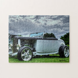 Gray Classic Roadster Antik Car