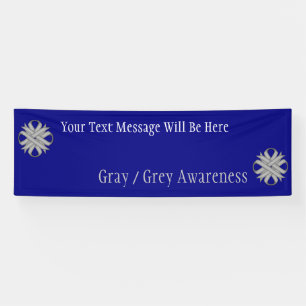 Gray Clover Ribbon von Kenneth Yoncich Banner