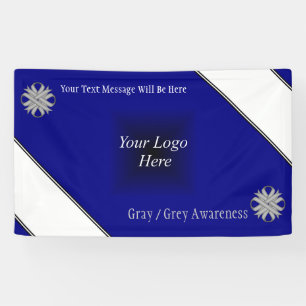 Gray Clover Ribbon von Kenneth Yoncich Banner