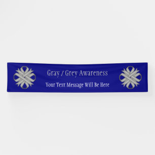 Gray Clover Ribbon von Kenneth Yoncich Banner