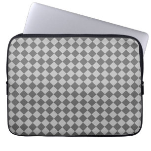 Gray Combination Diamond Pattern von Shirley Taylo Laptopschutzhülle