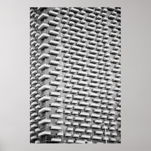 GRAY CONCRETE GEBÄUDE POSTER