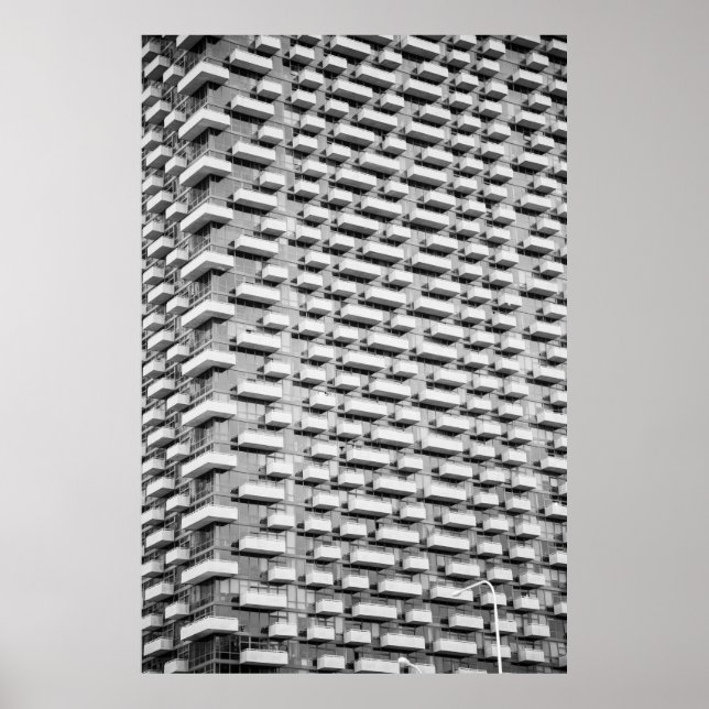 GRAY CONCRETE GEBÄUDE POSTER (Vorne)