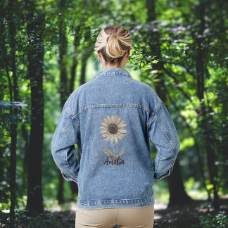 Gray Daisy Personalisiert Jeansjacke