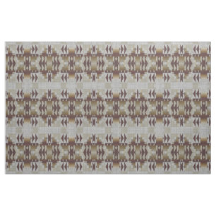 Gray Dark Brown Taupe Khaki Beige Ethnic Look Stoff