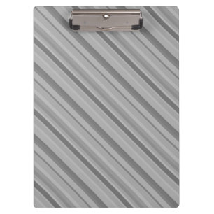 Gray diagonale Streifen Klemmbrett