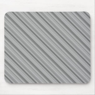 Gray diagonale Streifen Mousepad