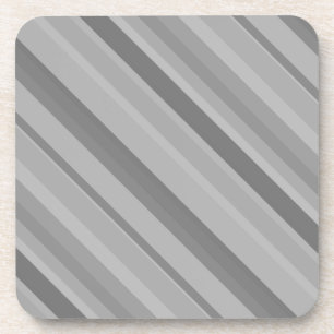 Gray diagonale Streifen Untersetzer