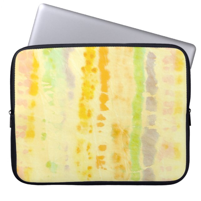 Gray Dirty Art Malerei. Shibori Muster. Bardo Br Laptopschutzhülle (Vorderseite)