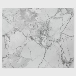 Gray Elegant Wirbel "Marmortextur" Umschlagpapier Geschenkpapier