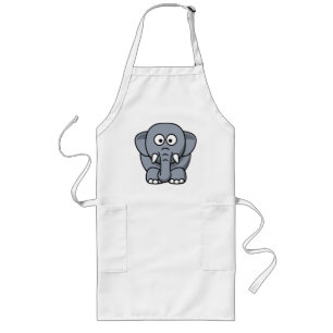 GRAY ELEPHANT LANGE SCHÜRZE