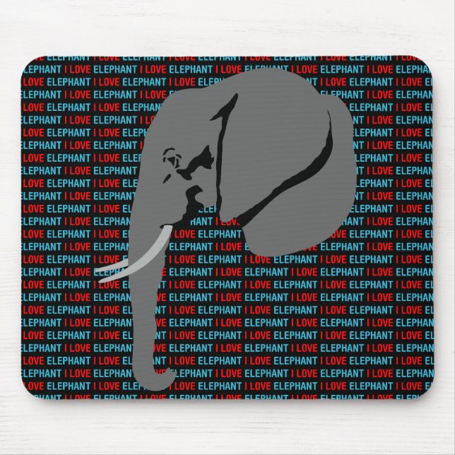 Gray Elephant Mousepad (Vorne)