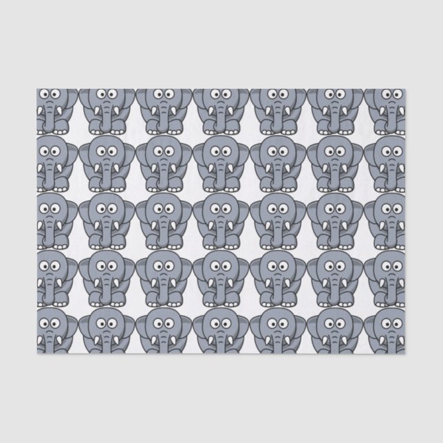 GRAY ELEPHANT SEIDENPAPIER (Vorderseite)