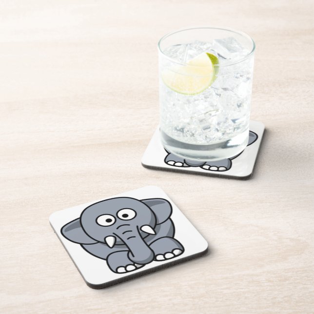 GRAY ELEPHANT UNTERSETZER (Rechte Seite)