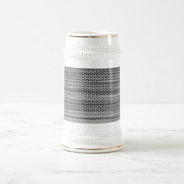 Gray Fabric Beer Stein Bierglas (Mittel)