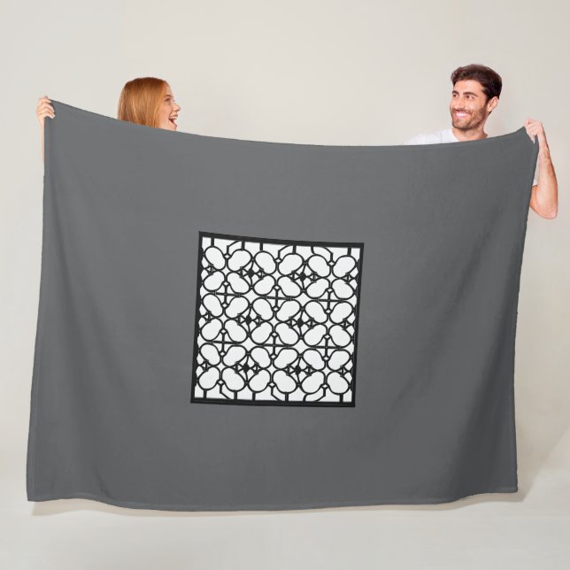 Gray Fashion Large Fleecedecke (Beispiel)