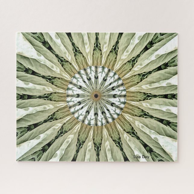 Gray Feather Jigsaw Puzzle (Horizontal)