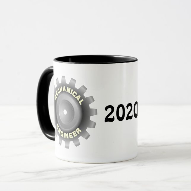 Gray Gear Tasse (Vorderseite Links)