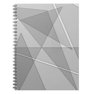 Gray Geometric Notizblock