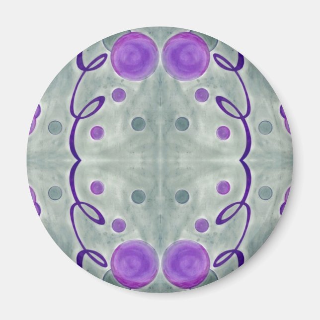 Gray Globes Blanket Magnet (Vorne)