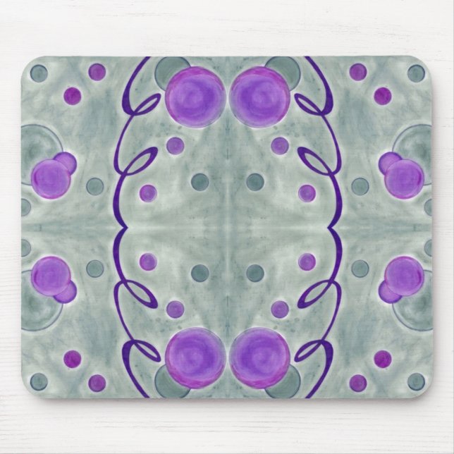 Gray Globes Blanket Mousepad (Vorne)
