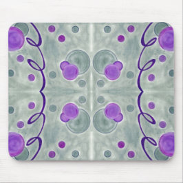 Gray Globes Blanket Mousepad