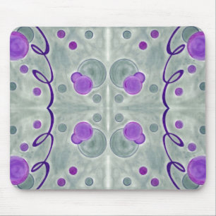 Gray Globes Blanket Mousepad